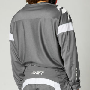 Motocross Jersey Shift White Label Void Grey/White - Image 4