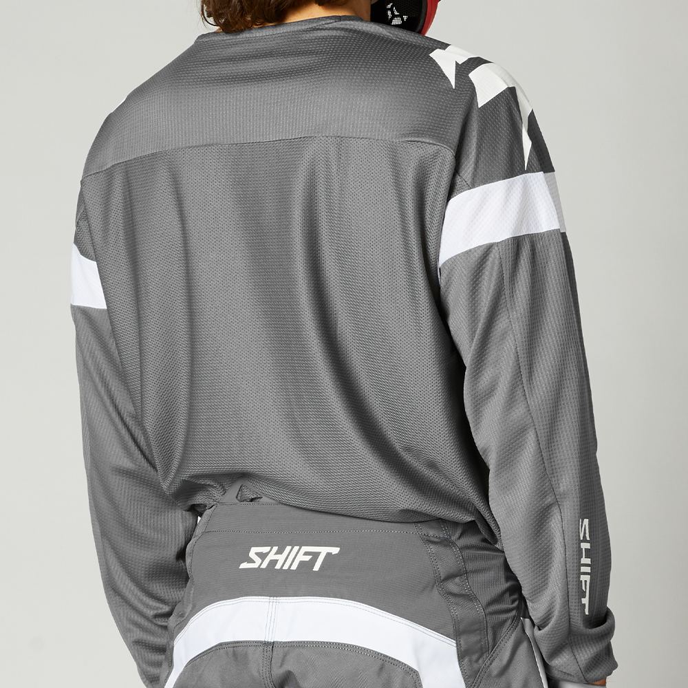 Motocross Jersey Shift White Label Void Grey/White