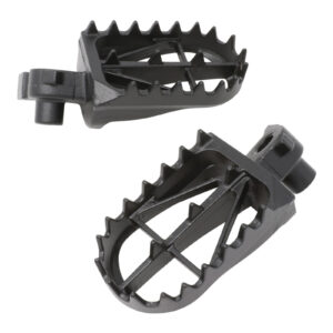 Zeta Wide Foot Pegs CrMo Mid KX65 / 80 / 85 / 100 / KLX140 - Image 1