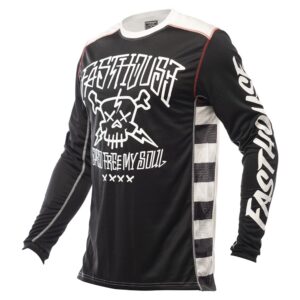 Fasthouse Grindhouse Akuma Motocross Jersey Black - Image 1