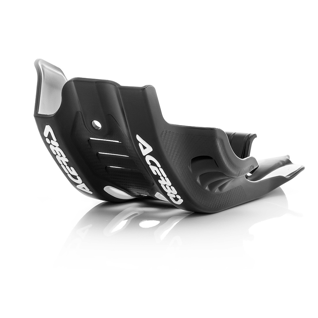 Skid Plate FE450/501 2020-23 Black/White Acerbis [A] - Image 1
