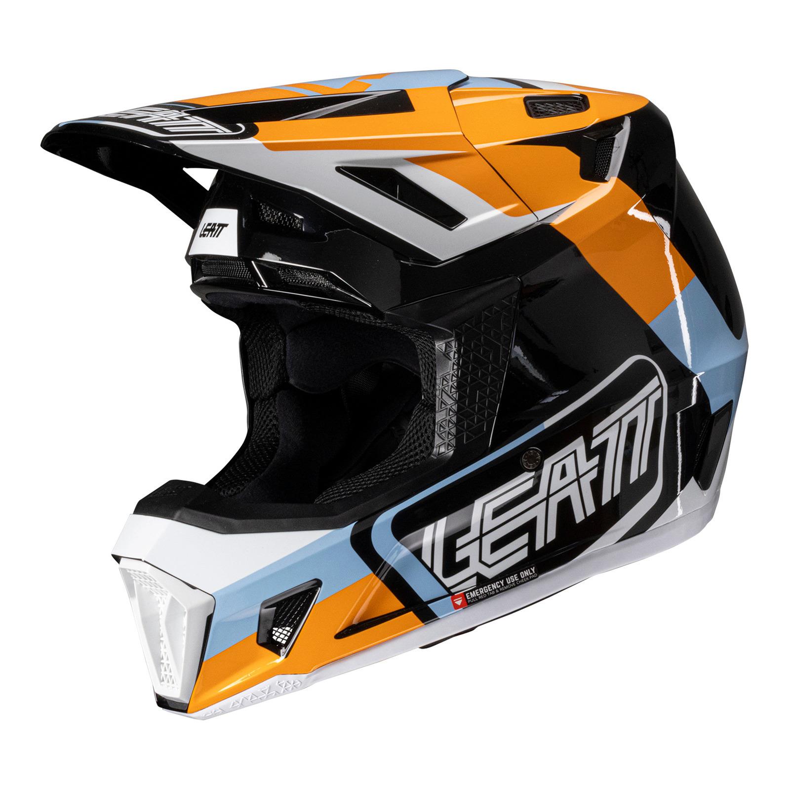 Leatt 7.5 Motocross Helmet Kit - Orange - Image 2