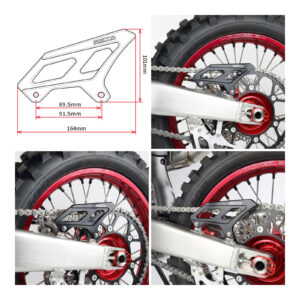 Zeta Heel Guard - Honda CRF450L ('19-), CRF450RL ('21-) - Black - Image 4