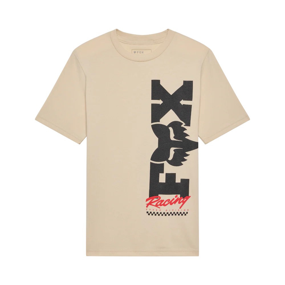 Fox Checker Tee Youth Tan