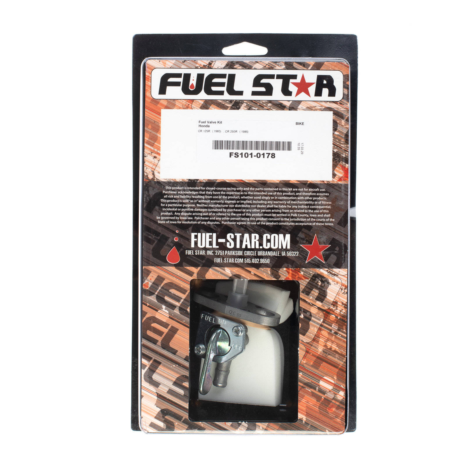 All Balls Racing Fuel Tap Kit (FS101-0178) - Image 1