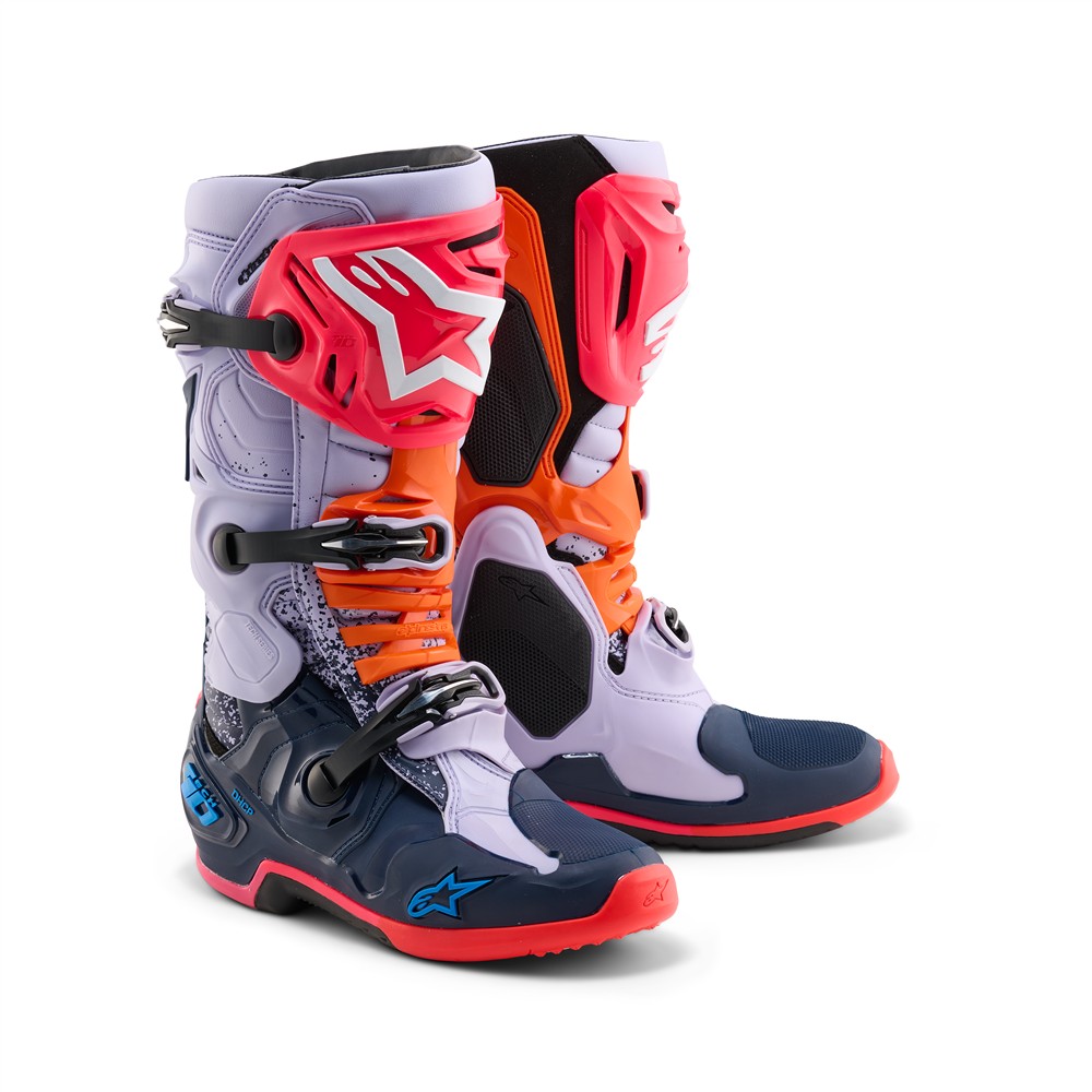 Alpinestars Tech-10 Records Limited Edition Motocross Boots Multicolour