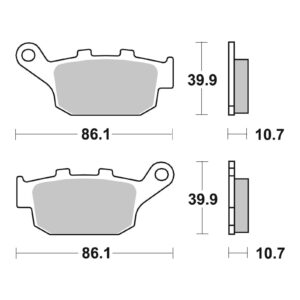 Brembo Brake Pad - Sintered Rear - Image 2