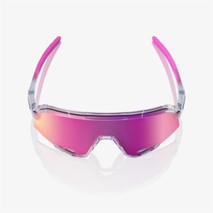 100% Slendale Tokyo Night Sunglasses Purple Mirror Lens - Image 4