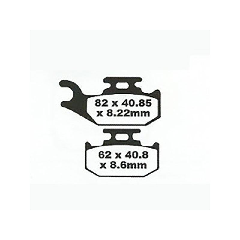 PREMIER BRAKE PADS FULL SINT SUZ LT-A700 XK5-7 Right