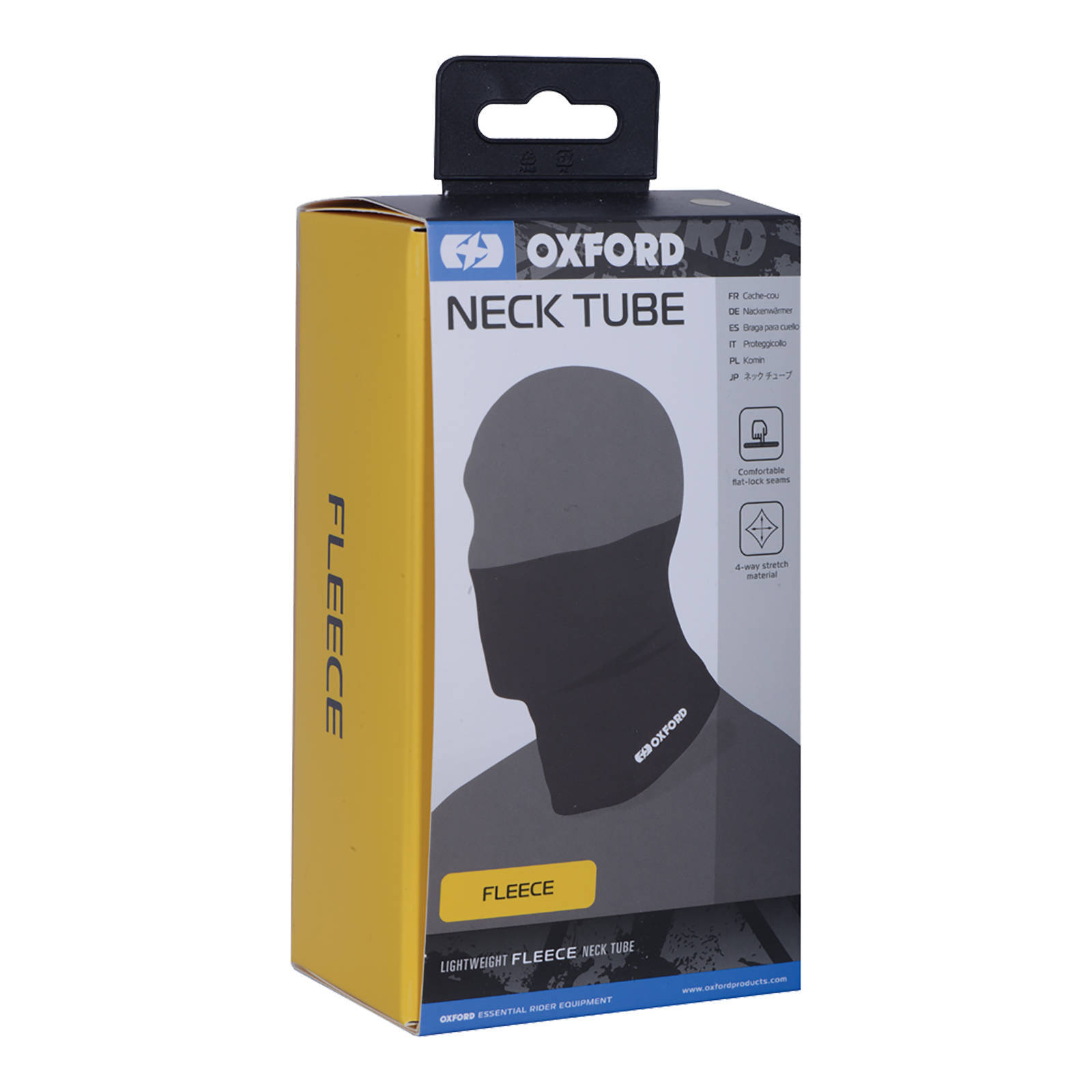 Oxford Neck Tube Fleece - Black - Image 1