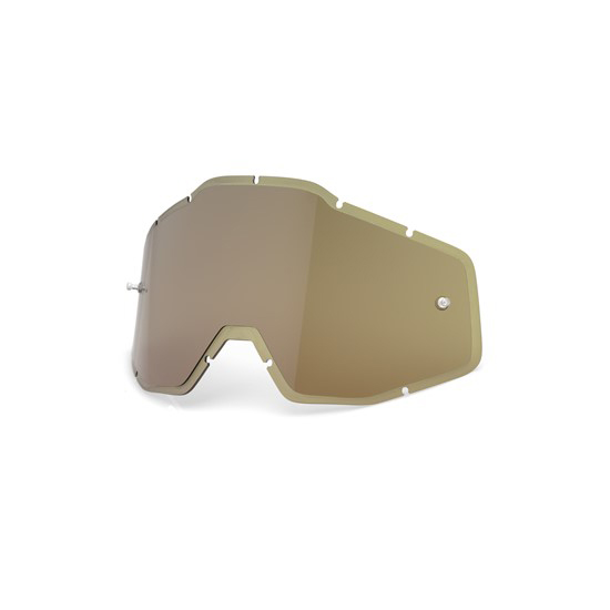 100% Adult Injected Lens Olive Anti-Fog - Racecraft/Accuri/Strata