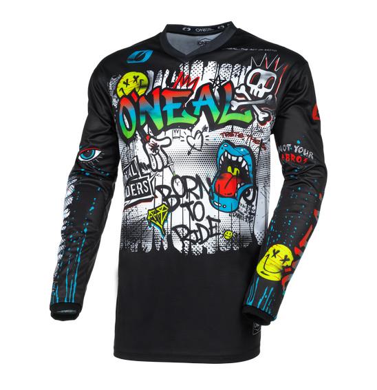 Oneal Element Rancid Motocross Jersey Black/White