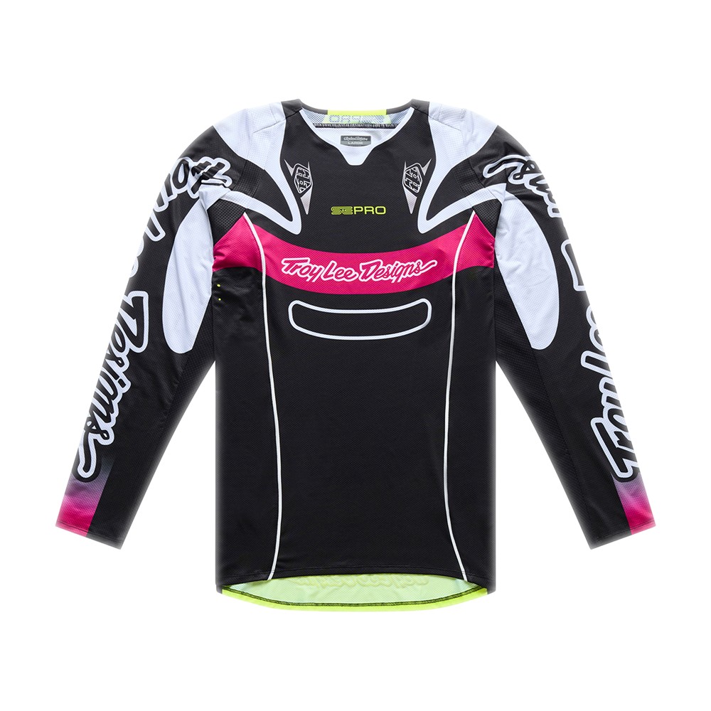 Troy Lee Designs SE Pro Salvo Motocross Jersey Black/White