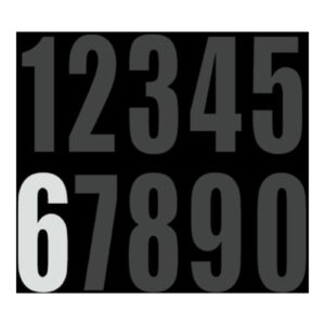 DRC Motion Standard Number ED3 White "6 - Image 2