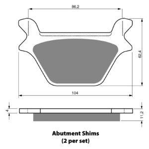 BRAKE PADS GOLDFREN SINTERED SPORTS GF056 - S3 ( PH156 ) - Image 1