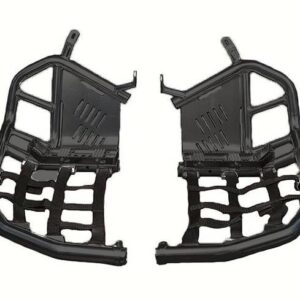 Artrax LTZ400 04/08 Race nerf bars Suzuki KFX400 Black - Image 1