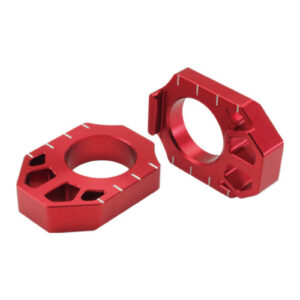 Zeta Rear Axle Block Honda CR '02-, CRF/X '02- Red - Image 2