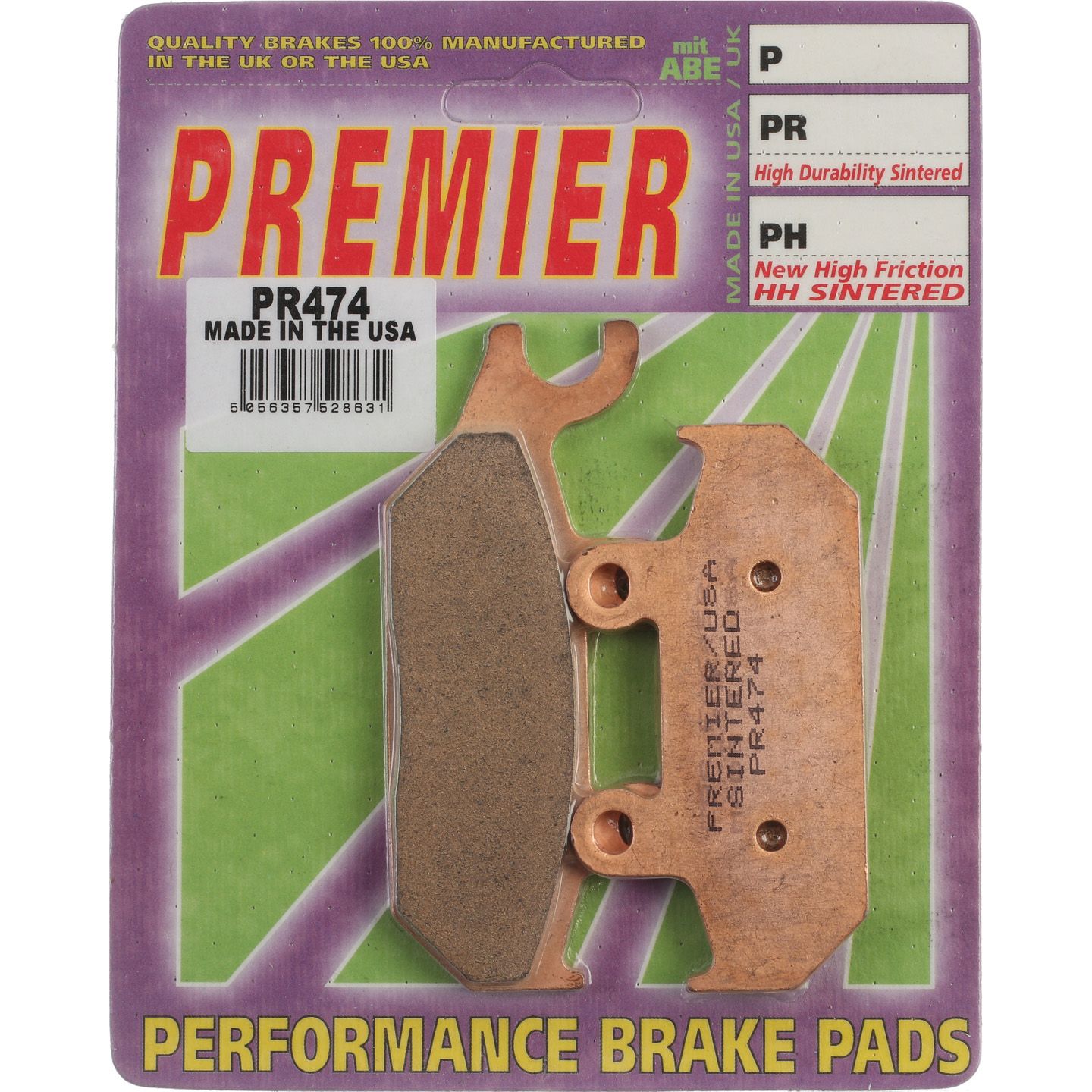 PREMIER BRAKE PADS FULL SINTERED YAM Viking - Image 1
