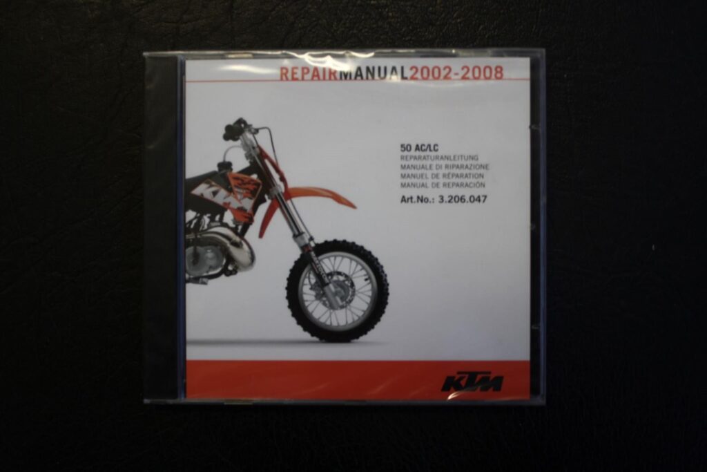 KTM Repair Manual CD For 2002-2008 50 AC/LC