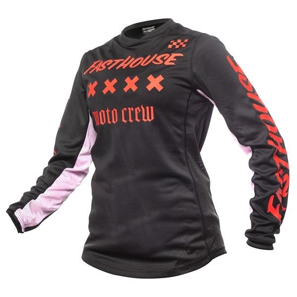 Fasthouse Women's Grindhouse Karma Motocross Jersey Black