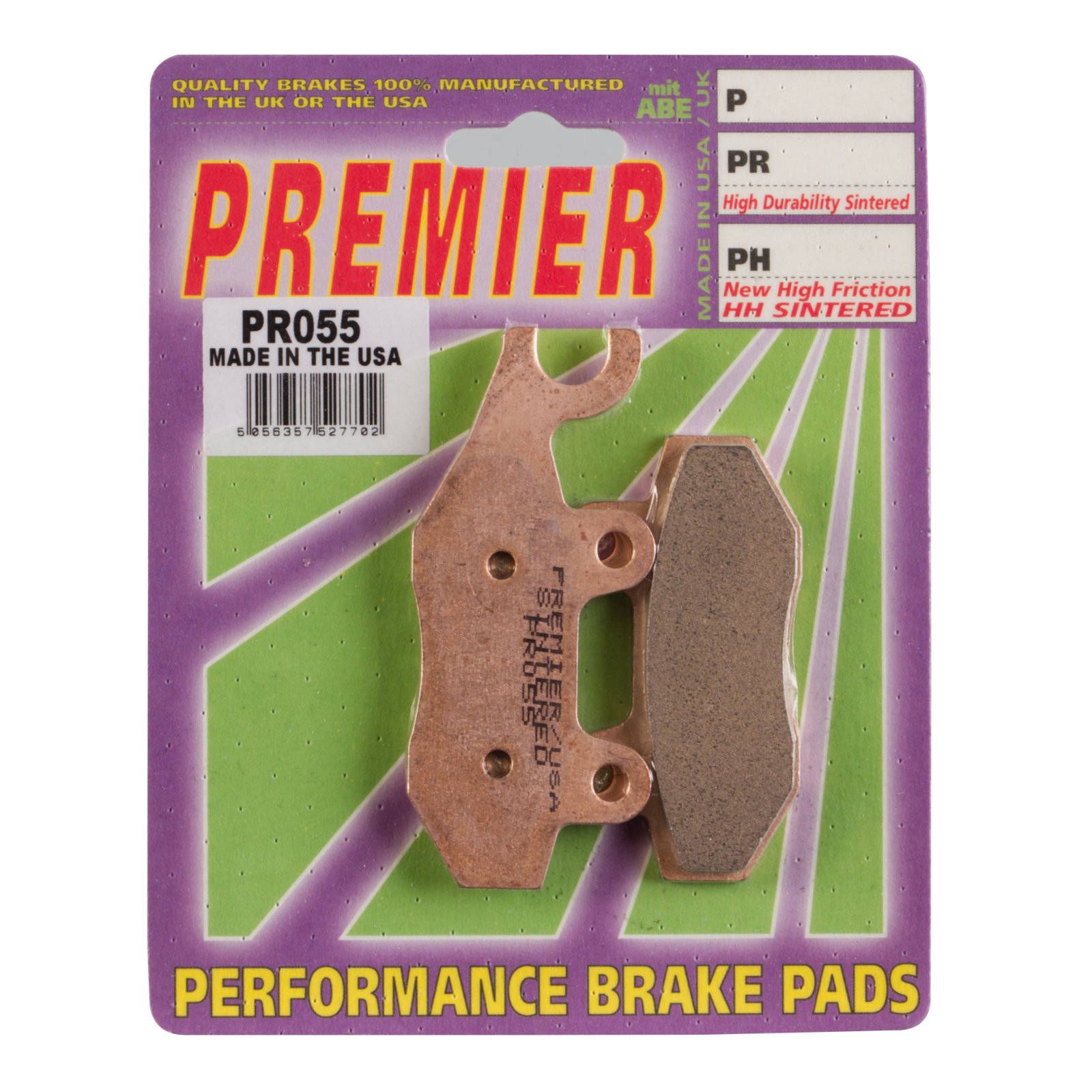 PREMIER BRAKE PADS FULL SINTERED LT500 - Image 1