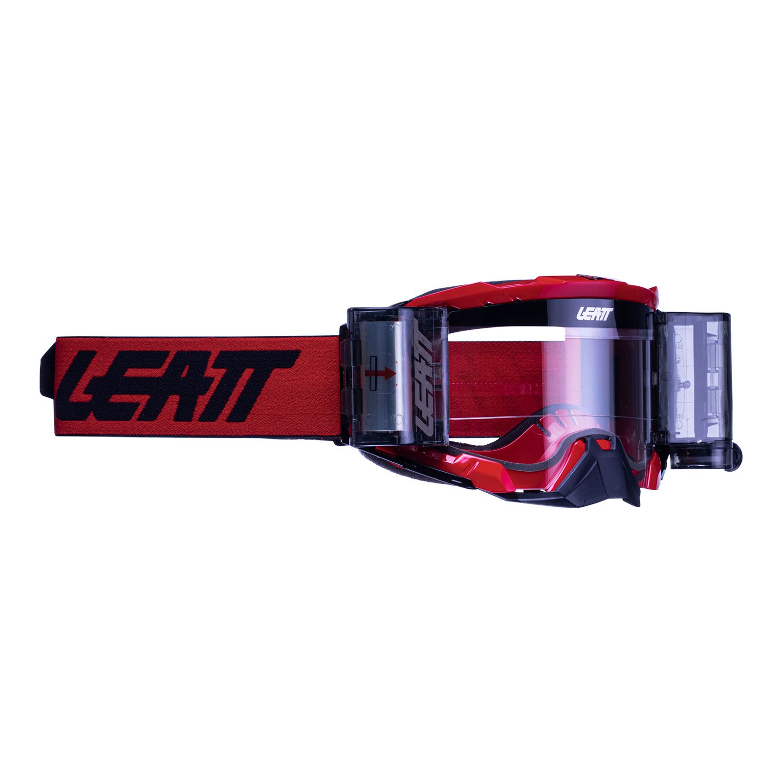 Leatt Velocity 5.5 Roll-Off Red Clear 83% Motocross Goggles - Image 1