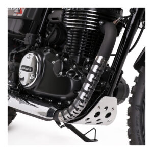 DRC Universal 4-Stroke Exhaust Pipe Guard - Titanium Color - Image 5
