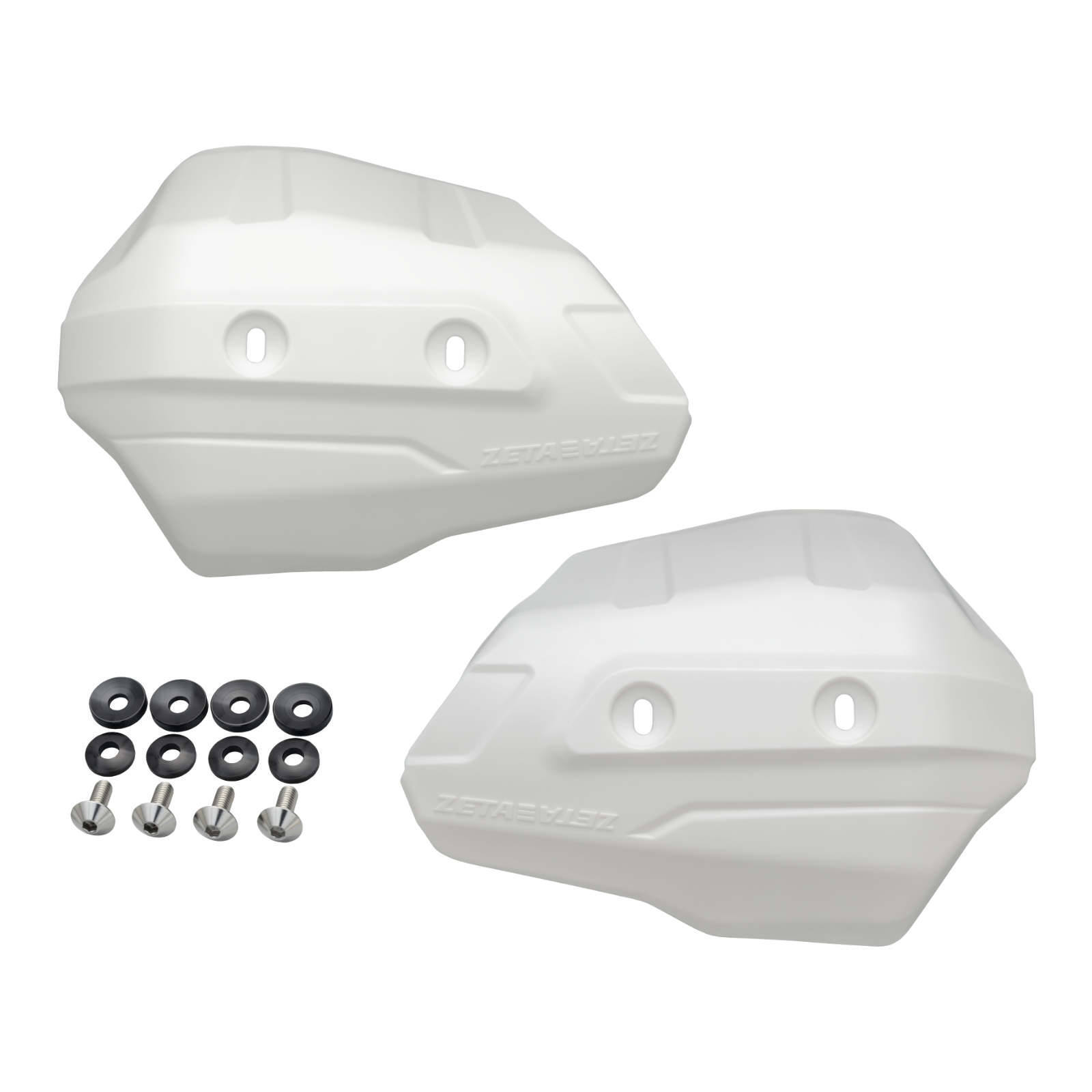Zeta Adventure Armor Scudo Protectors - White - Image 1