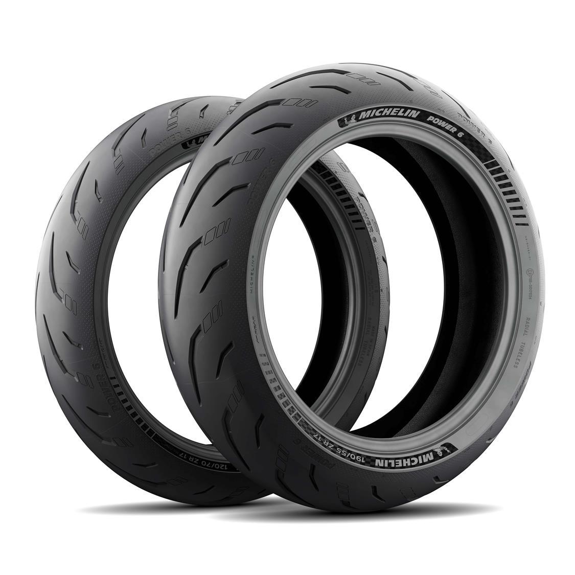 Michelin Power 6 Rear Road Tyre Sports (Radial) 110/70x17 - Image 1