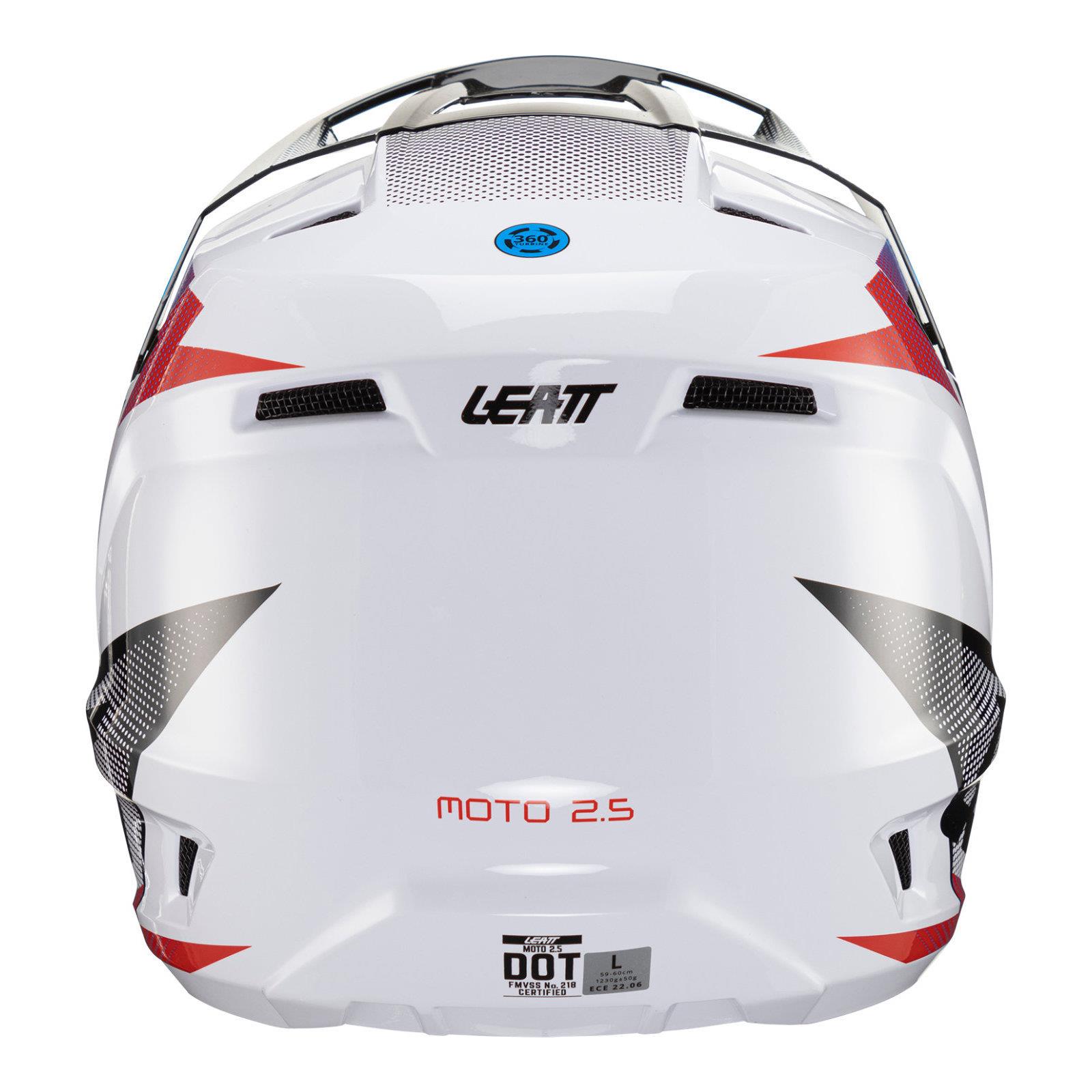Leatt Moto 2.5 Motocross helmet Black/White - Image 5