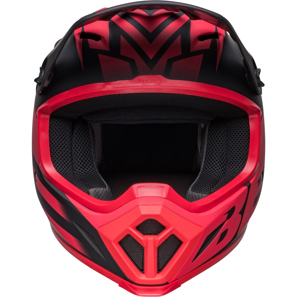 Bell MX-9 MIPS Disrupt Motocross Helmet Matte Black/Red