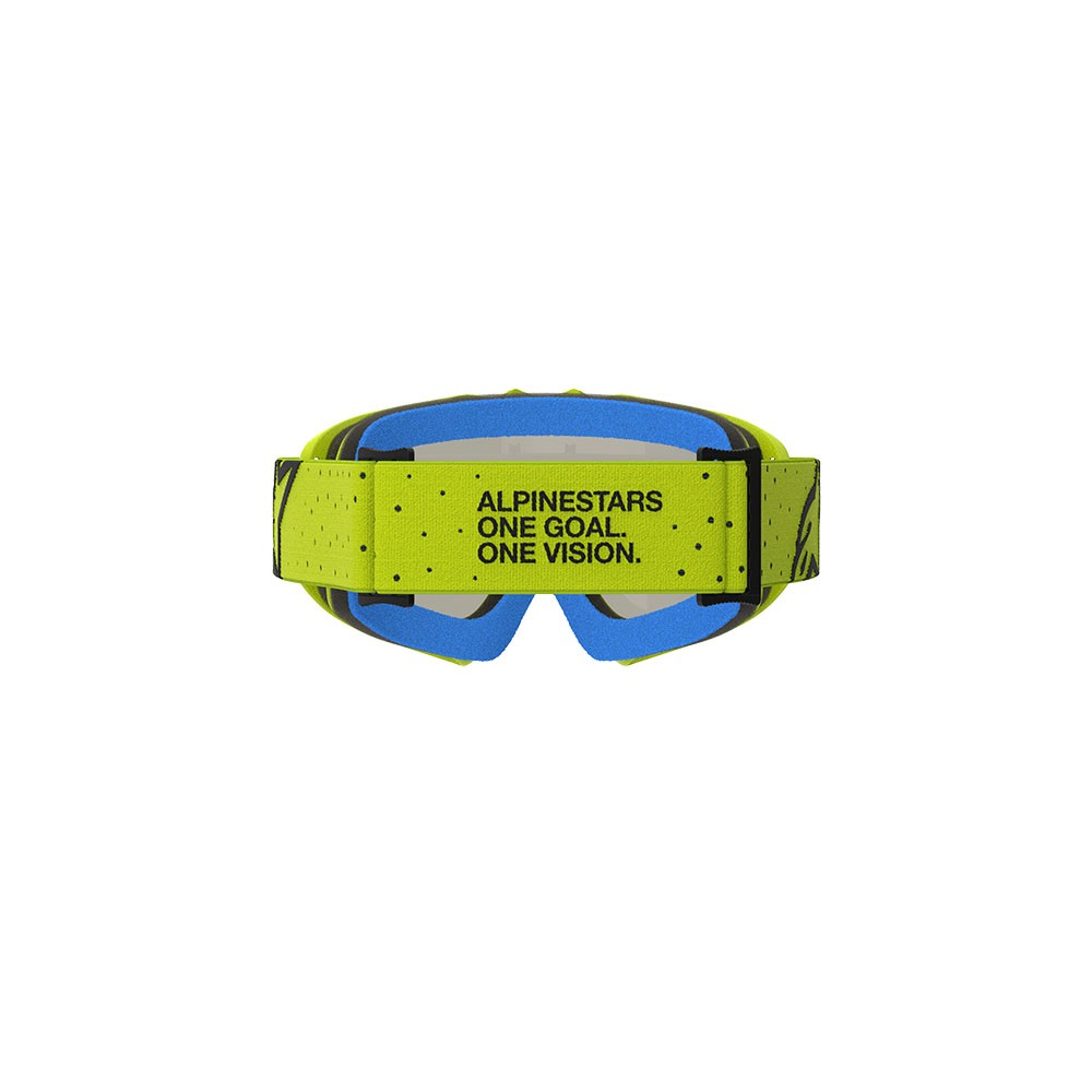 Alpinestars Vision Vesta Motocross Goggles Youth Yellow/Black Mirror Red Lens