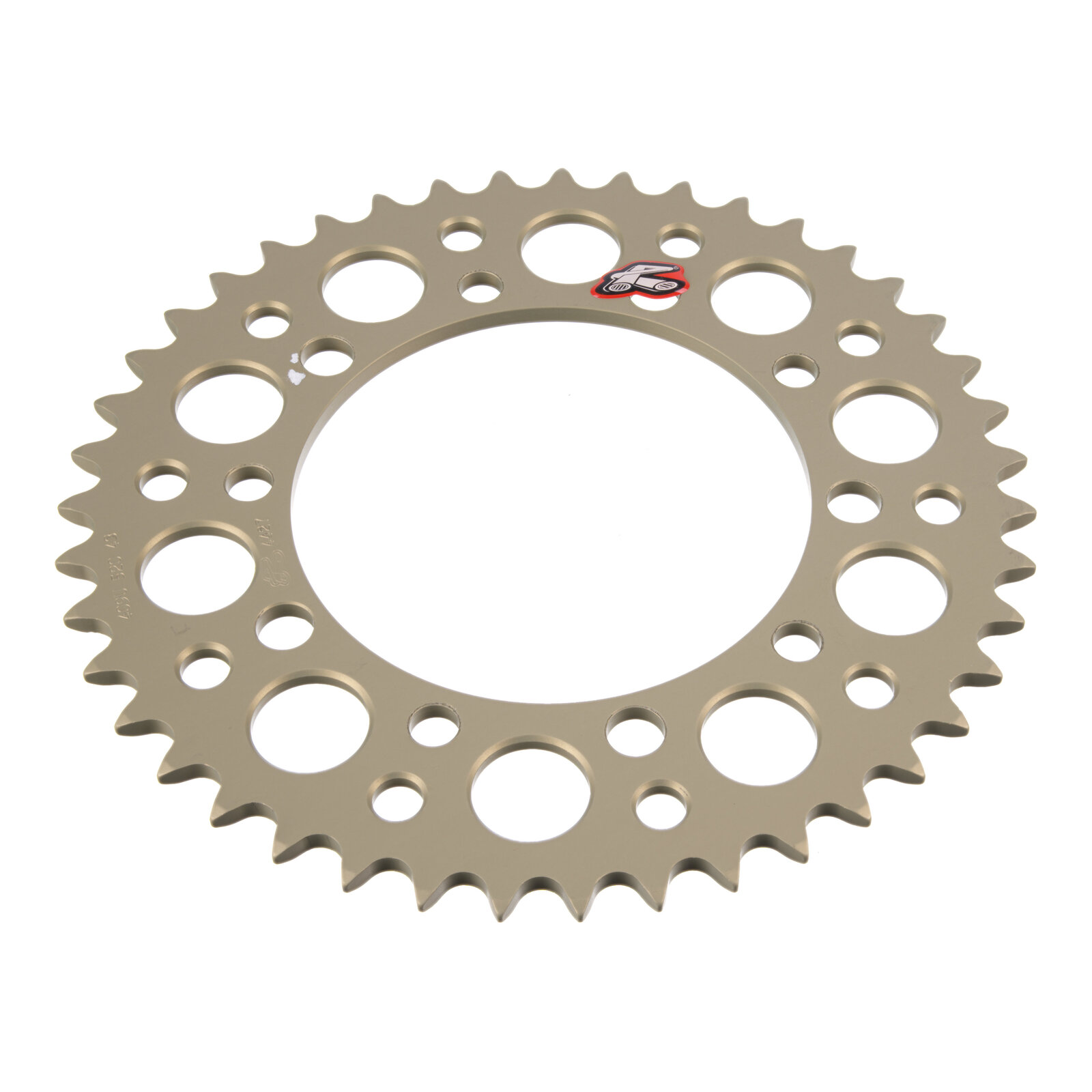 Renthal Sprocket Hard Anodised 43T Silver - Image 2