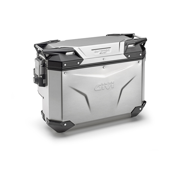 Givi Trekker Outback EVO 33It Cam-Side Right Case (Shaped) Silver