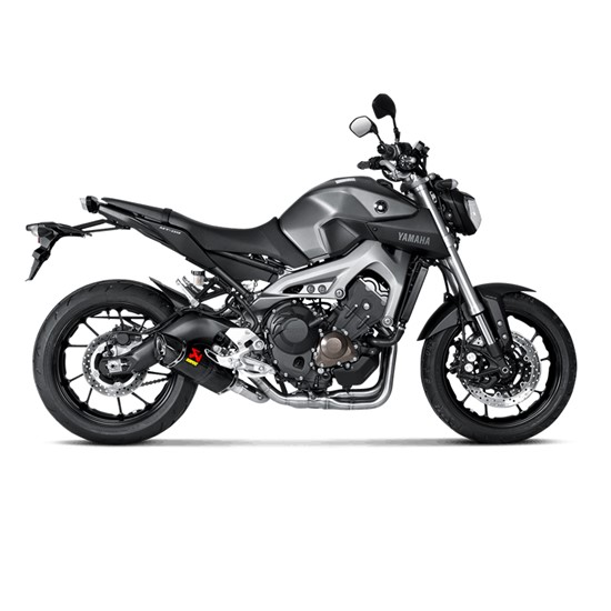 Full Stainless System/Carbon Muffler Yamaha MT09/FZ09 14-20/XSR900 16-21