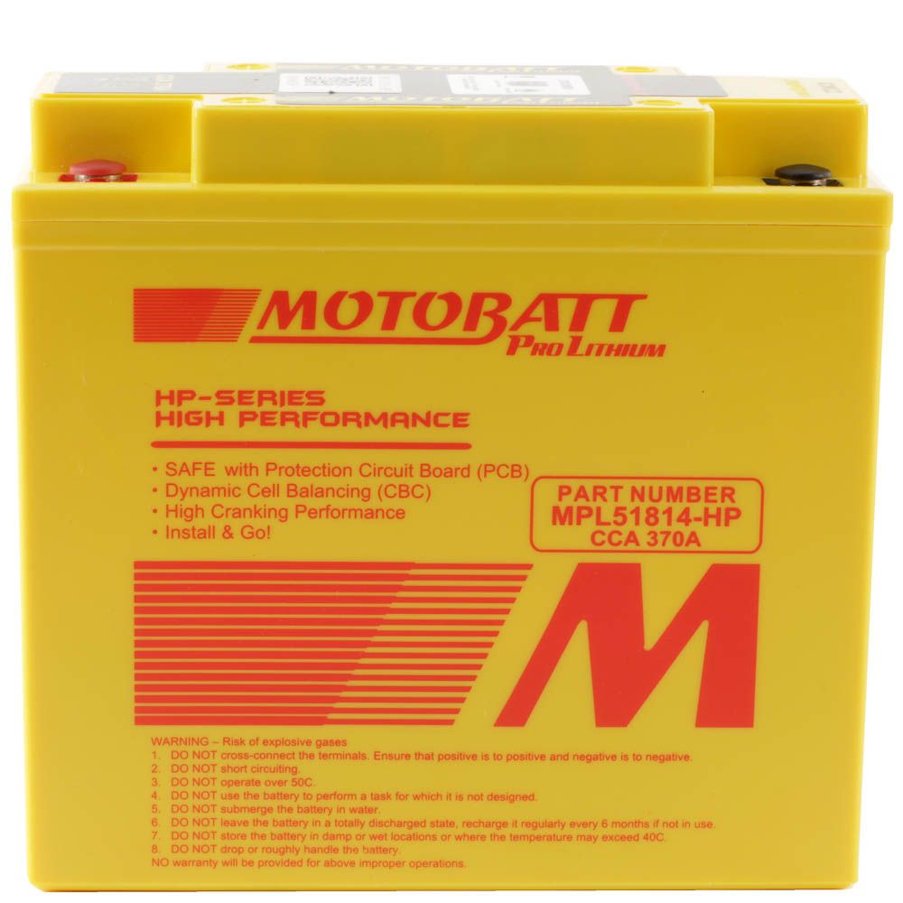 MOTOBATT PRO LITHIUM BATTERY MPL51814-HP *4