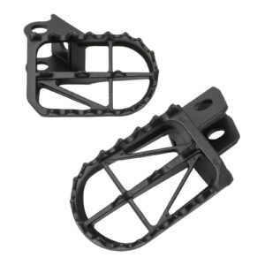 Zeta Wide Foot Pegs CrMo U-Wide CRF250/450 '02-, CRF150R '07- - Image 1