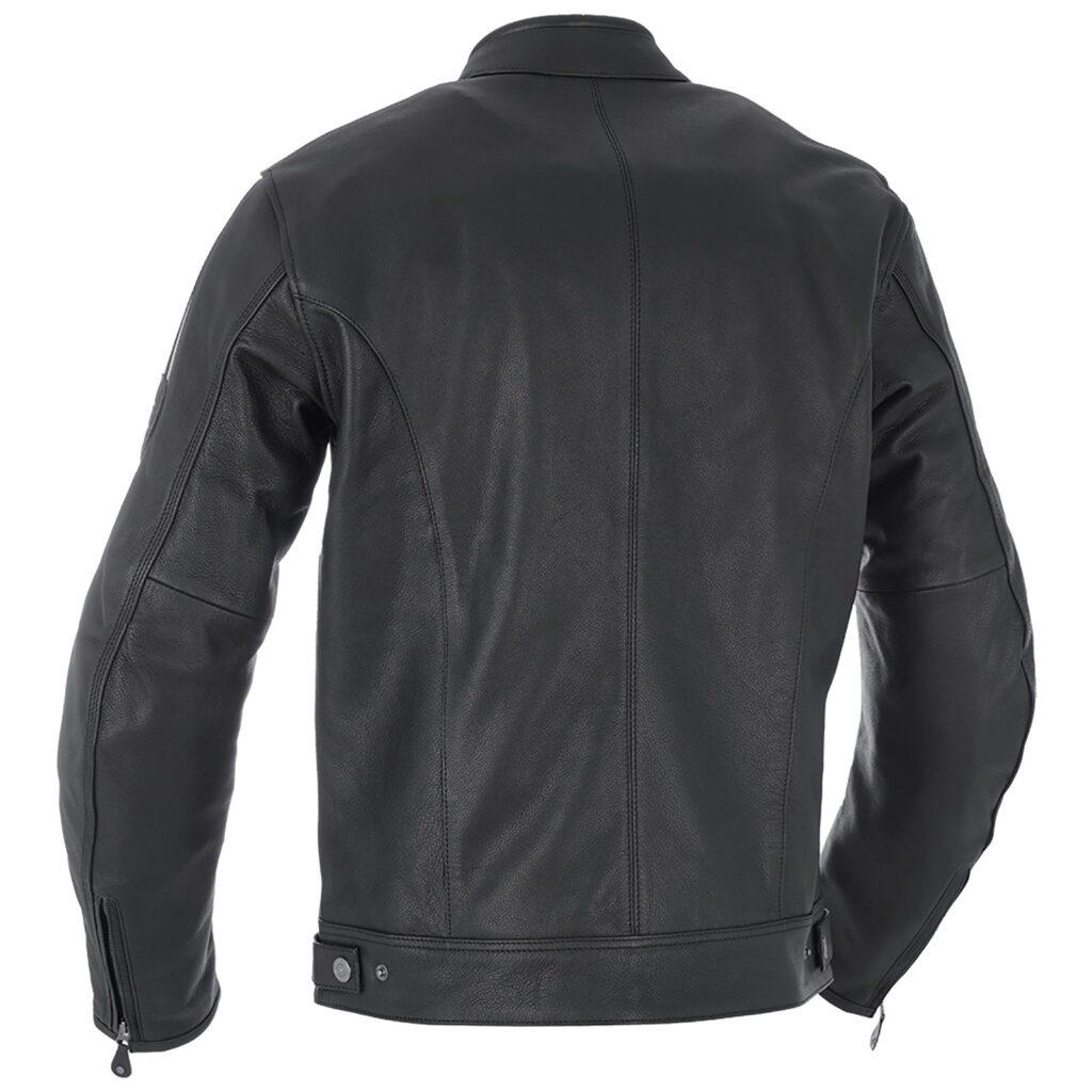Oxford Bladon Leather Road Jacket Black