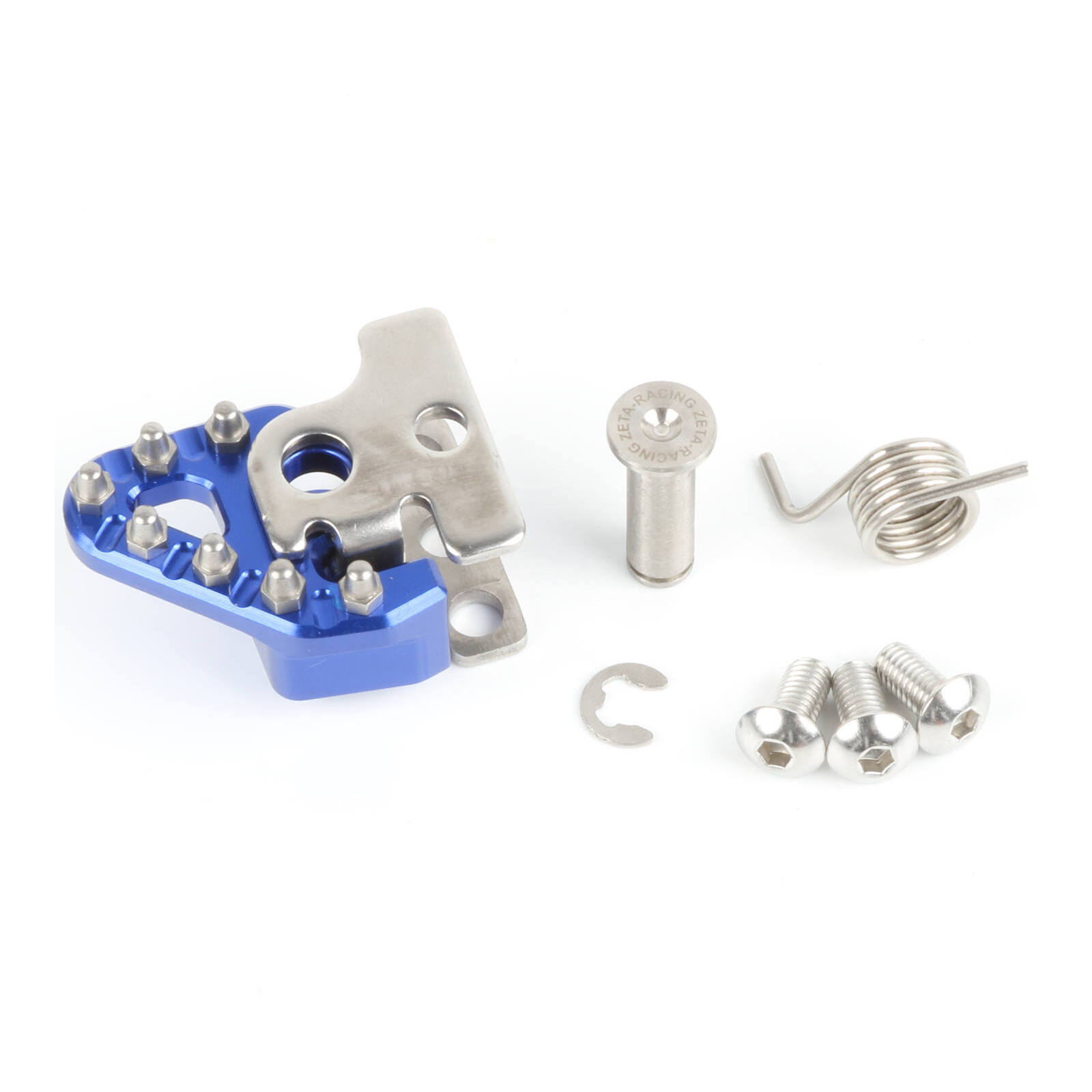 Zeta Trigger Brake Pedal Replacement Tip Set Blue - Image 1