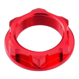 Zeta Stem Nut (M26x32 P1.0 H10) - Red - Image 1