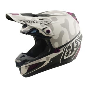 Troy Lee Designs SE5 ECE Composite Myth Motocross Helmet Pumice - Image 1