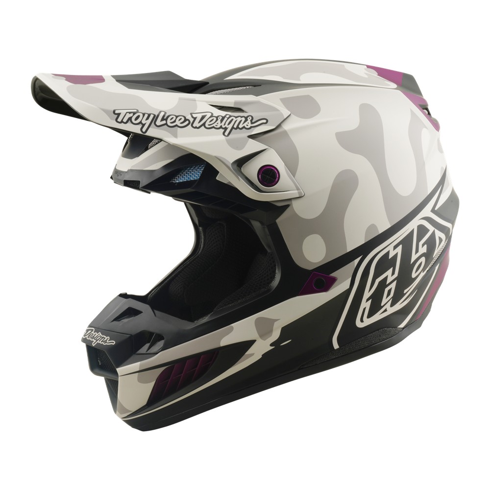 Troy Lee Designs SE5 ECE Composite Myth Motocross Helmet Pumice