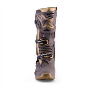 Alpinestars Tech-10 Limited Edition Air Gold MX Boots Earth Brown/Gold - Image 4
