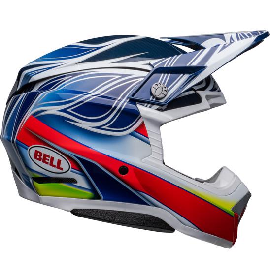 Bell Moto-10 Spherical Tomac Motocross Helmet Blue/White