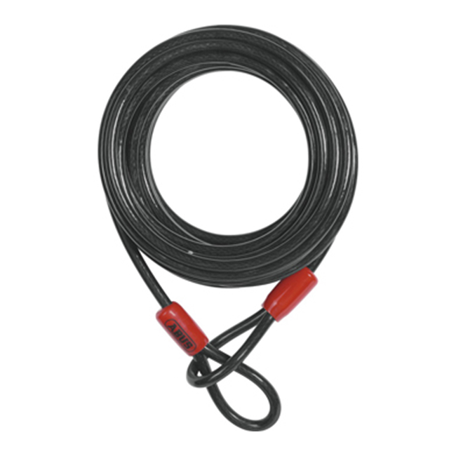 ABUS Cobra 10mm/10m Loop Black/Red [A]
