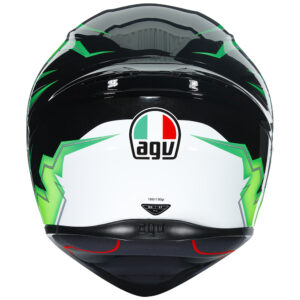 AGV K1 Road Helmet Kripton Black/Green - Image 4