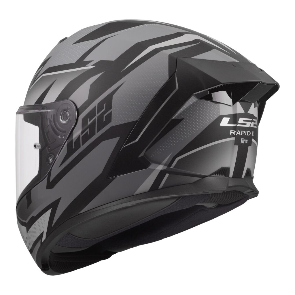LS2 FF820 Rapid III Xtrem Road Helmet Black/Grey