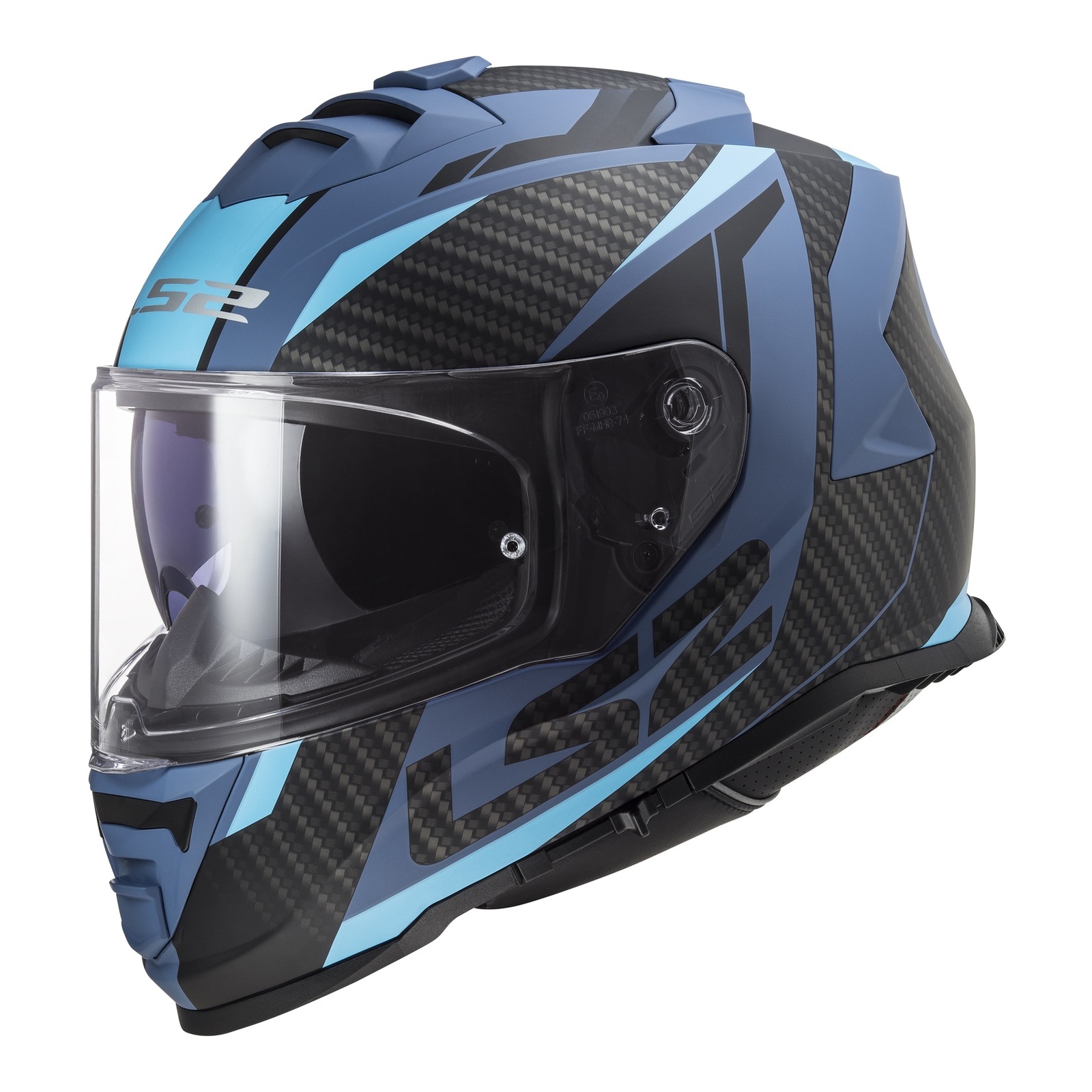 LS2 FF800 Storm II Racer Road Helmet Matte Blue - Image 1