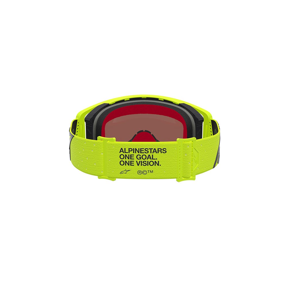 Alpinestars Supertech Vesta Motocross Goggles Yellow/Black Mirror Lens