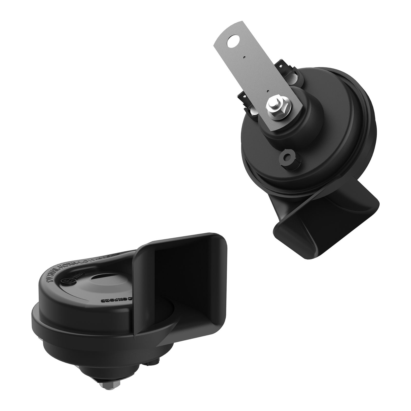 OXFORD FOGHORN EXTRA LOUD MOTORCYCLE HORN 12v BLK - Image 1